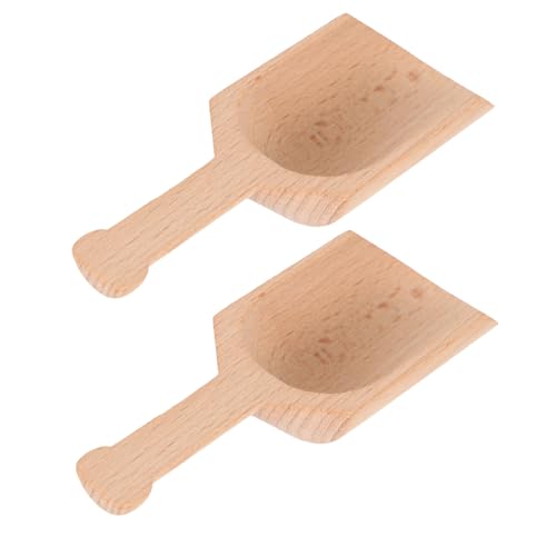 Ipetboom 2stücke Holzlöffel Dosieren Von Teeblättern Und Mit Abgerundeten Kanten Für Einfache Reinigung Und Kompaktes Design von Ipetboom