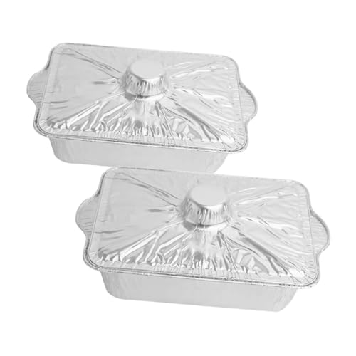 Ipetboom 2 Stück Rechteckige Alu Folien Back und Grillpfannen Kompakt Hitzebeständig Vielseitig für Camping Picknick Mikrowelle Airfryer und Ofen für Fisch Fleisch Käse und Reis Ipetboom 2 Stück Rechteckige Alu Folien Back und Grillpfannen Kompakt Hitzebeständig Vielseitig für Camping Picknick Mikrowelle Airfryer und Ofen für Fisch Fleisch Käse und Reis von Ipetboom