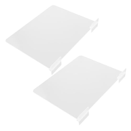 Ipetboom 2 Stück Regaltrenner aus Klarem mit Selbstklebender Rückseite Platzsparender Einlegeboden Trenner für Schränke Schlafzimmer Küche und Büro zur Einfachen und Schadenfreien Ipetboom 2 Stück Regaltrenner aus Klarem mit Selbstklebender Rückseite Platzsparender Einlegeboden Trenner für Schränke Schlafzimmer Küche und Büro zur Einfachen und Schadenfreien von Ipetboom