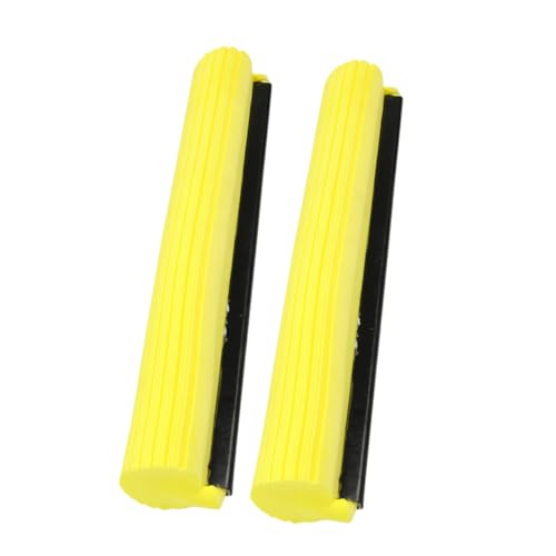 Ipetboom 2 Stück Schwamm Wischmopp Ersatzkopf Saugfähiger Roller Mop Kopf Nachfüllset Passend für Verschiedene Hartböden Wie Holz Fliesen Laminat und Marmor von Ipetboom