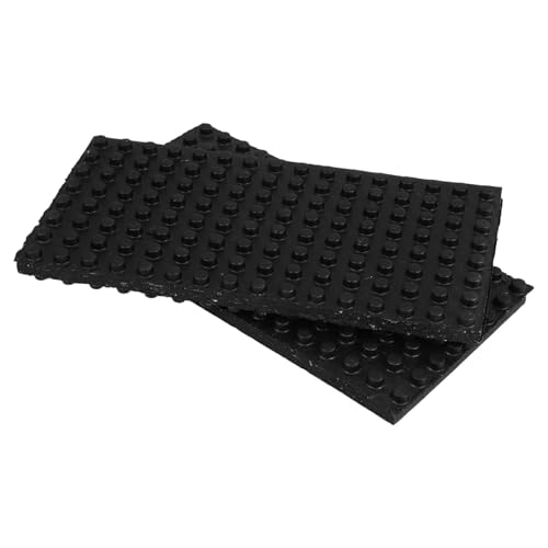 Ipetboom 2 Stück Schwere Gummi antivibrationspads Rutschfeste Stoßdämpfer für Klimageräte und Industriegeräte Vibrationsdämpfende Unterlage Einfache Montage von Ipetboom