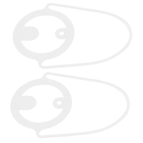 Ipetboom 2 Stück Silikon Becherträger Handgriff Langlebiger Kaffee Milchtee tragegurt Praktischer Heißgetränkehalter für To go Tassen Weiß Kompakt und Wiederverwendbar von Ipetboom