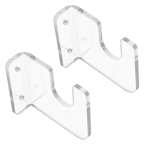 Ipetboom 2 Stück Skateboard Wandhalterung Wandmontierter Skateboard Halter Aus Acryl – Moderner Acryl Snowboard Aufbewahrungsständer von Ipetboom