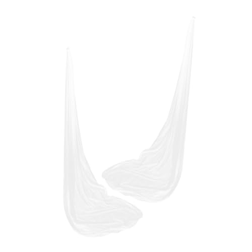 Ipetboom 2 Stück Tailing Schleier im kirchlichen Stil Hochzeitsschleier kurz weißer kurzer Hochzeitsschleier Schleier für die Hochzeit Frauen Polyester (Polyester) von Ipetboom