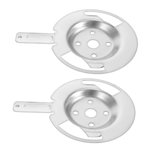 Ipetboom 2 Stück Teiliges Deckenventilator Montagezubehör Metall Ersatzbodenplatte für Einfache Reparatur und Robuste Befestigung Kompatibel für Diverse Ventilatormodelle von Ipetboom