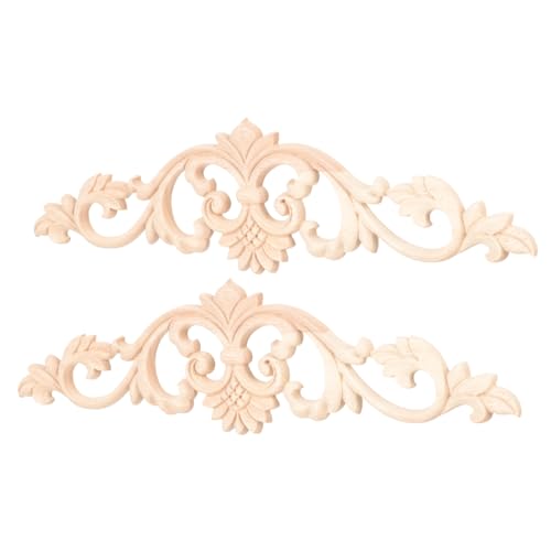 Ipetboom 2 Stück Teiliges Holzornamente für Möbel Geschnitzte Holzapplikationen Stilvolle Schranktüren Dekoration Einfach zu Montieren Robust und Vielseitig für Wohnmöbel und Ipetboom 2 Stück Teiliges Holzornamente für Möbel Geschnitzte Holzapplikationen Stilvolle Schranktüren Dekoration Einfach zu Montieren Robust und Vielseitig für Wohnmöbel und von Ipetboom