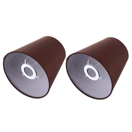 Ipetboom 2 Stück Teiliges Lampenschirm Hochwertigem Stoff Schützende Lampenabdeckung für Kronleuchter Steh Tischlampen Langlebig Farbbeständig als Ersatz für Schlafzimmer und Wohnzimmer von Ipetboom