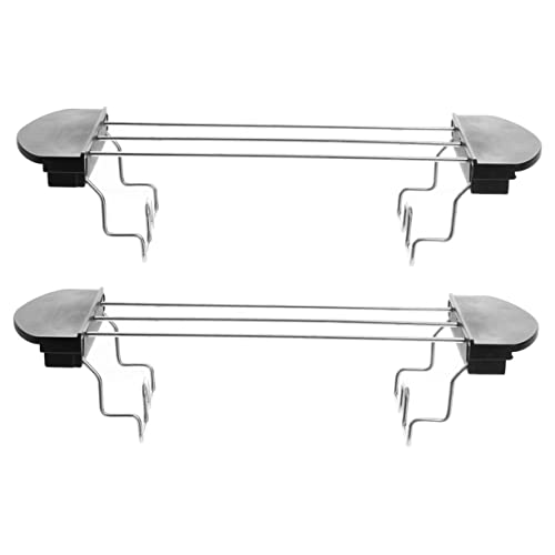 Ipetboom 2 Stück Teiliges Toast Rack Toaster Zubehör mit Scald Design und Hohem Temperaturwiderstand Brot Wärmeregal für Toast und Brötchen Ipetboom 2 Stück Teiliges Toast Rack Toaster Zubehör mit Scald Design und Hohem Temperaturwiderstand Brot Wärmeregal für Toast und Brötchen von Ipetboom