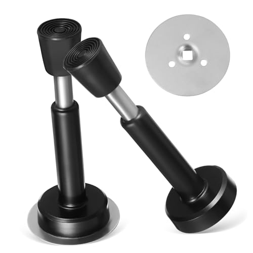 Ipetboom 2 Stück Wandmontierte Türstopper aus Edelstahl Selbstklebende Schwere Türpuffer mit Ausziehbereich Türgriffschutz und Wandschutz gegen Türschläge für Zuhause und Büro von Ipetboom