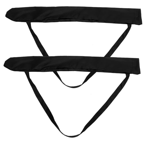 Ipetboom 2 Stück wasserdichte Regenschirmtasche mit Verstellbarem Schultergurt Lange Schutzhülle aus Pongee Material Kompakt Leicht für Outdoor und Regenschirm aufbewahrung von Ipetboom