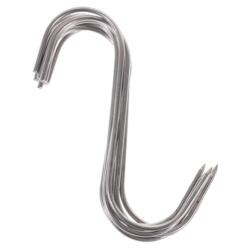 Ipetboom 20 Stück Edelstahl Fleischhaken Spitz Multifunktionale Aufhängehaken für Huhn Rind Fett Robust und Rostfrei für Haushalt Metzgerei Grill und Jagd Ipetboom 20 Stück Edelstahl Fleischhaken Spitz Multifunktionale Aufhängehaken für Huhn Rind Fett Robust und Rostfrei für Haushalt Metzgerei Grill und Jagd von Ipetboom