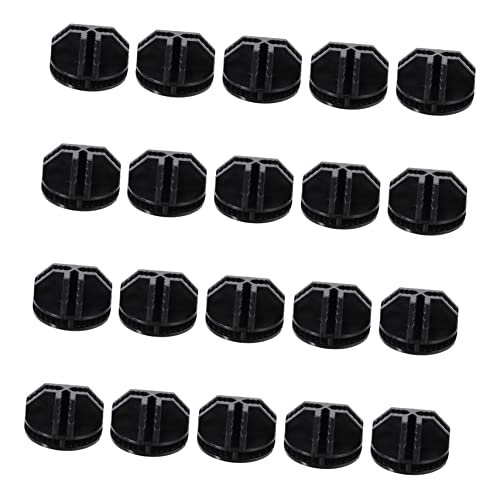 Ipetboom 20 Stück Teiliges Drahtwürfel Verbinder Robustem Abs Kunststoff Steckbares Steckregal Verbindungsstück mit Mehrfach Kartentaschen Modularer Organizer für Aufbewahrungsschränke von Ipetboom