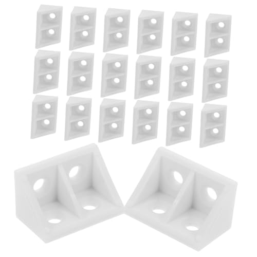 Ipetboom 20 Stück Teiliges Kunststoff eckwinkel Halterung Verstärkte Möbelverbinder für Regalteiler und Eckregale Vielseitig Einsetzbar Einfache Montage Weiß Mittlere Ipetboom 20 Stück Teiliges Kunststoff eckwinkel Halterung Verstärkte Möbelverbinder für Regalteiler und Eckregale Vielseitig Einsetzbar Einfache Montage Weiß Mittlere von Ipetboom