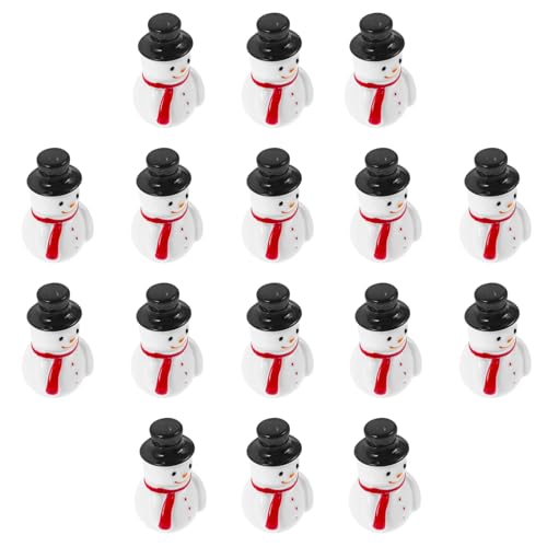 Ipetboom 20 Stück Teiliges Mini Schneemann Figuren aus Resin für DIY Weihnachtsdekoration Accessoires für Mini und Mikrolandschaften Ipetboom 20 Stück Teiliges Mini Schneemann Figuren aus Resin für DIY Weihnachtsdekoration Accessoires für Mini und Mikrolandschaften von Ipetboom