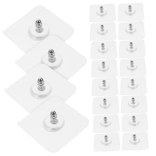 Ipetboom 20 Stück Teiliges Nahtlose Selbstklebende Schraubhaken Starke Klebehaken für Wand Hohe Tragkraft als Wandhaken für Mäntel Handtücher Hüte in Küche Bad Büro PVC Metall Ipetboom 20 Stück Teiliges Nahtlose Selbstklebende Schraubhaken Starke Klebehaken für Wand Hohe Tragkraft als Wandhaken für Mäntel Handtücher Hüte in Küche Bad Büro PVC Metall von Ipetboom