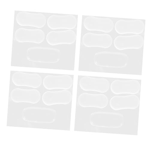 Ipetboom 20 Stück Teiliges Transparente Toilettensitz mit Stoßdämpfender Polsterung Rutschfeste Wc Sitz Gummipuffer für Toilettendeckel Schützend und Langlebig von Ipetboom