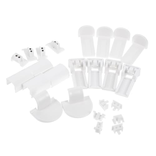 Ipetboom 24 Stück Teiliges Klemmträger Plissee rollos Einfache Montage Robust und Zeitsparend Vielseitig Geeignet für Innenfenster Stilvolles Design Ersatzteile für Fensterjalousien von Ipetboom