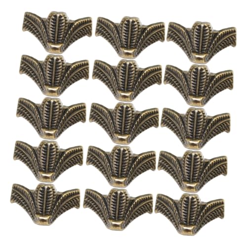 Ipetboom 24 Stück Teiliges Möbelfüße aus Langlebigem Dekorative Retro Möbelfüße für Schmuckkästen Sofas und Geschenkboxen Rostfrei Einfach zu Montieren Antikes Bronze Design von Ipetboom