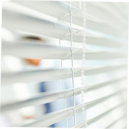 Ipetboom 25 Stück Teiliges PVC Lamellenvorhang-zubehör mit Flexibler Perlenkette Stabile Befestigungsklammern für Vertikale Jalousien Vielseitig Kompatibel für Fensterdekoration Zuhause und von Ipetboom
