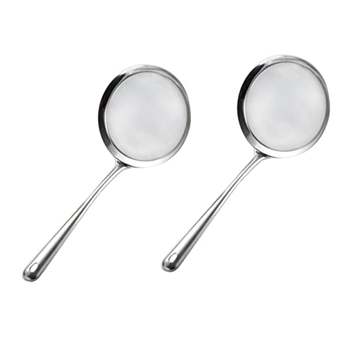 Ipetboom 2Stücke Siebfilter Feines Küchensieb für Öl Saft Milch Sojamilch Korrosionsbeständig Spülmaschinengeeignet mit Ergonomischem Griff Ipetboom 2Stücke Siebfilter Feines Küchensieb für Öl Saft Milch Sojamilch Korrosionsbeständig Spülmaschinengeeignet mit Ergonomischem Griff von Ipetboom