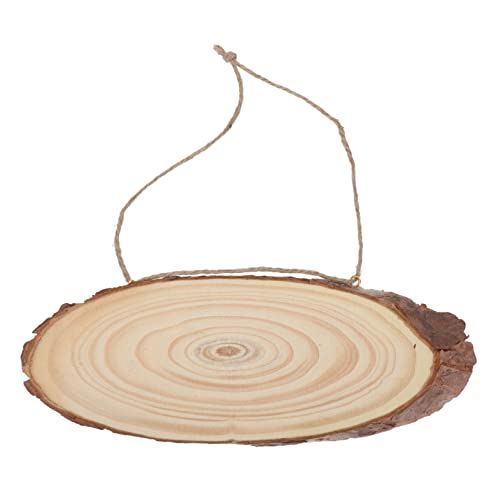 Ipetboom 2stücke Naturholzscheiben Unbehandeltes Holz Oval Holztafeln Holzstücke Für Tür Fenster Wand Dekoration von Ipetboom