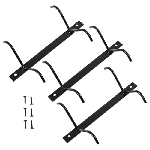Ipetboom 3 Sätze Küchenhaken aus Hochwertigem Metall Rostfrei mit Hoher Tragkraft für Tassen Kochutensilien und Geschirrtücher Einfache Montage unter Schrank Platzsparende von Ipetboom