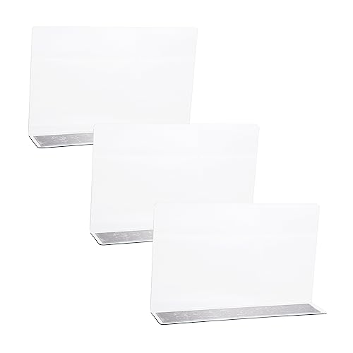 Ipetboom 3 Stück Kunststoff PVC Magnetstreifen Seitenteiler Warenlager Stapelbare Trennwand Einzelhandelsorganisatoren Trenner Dicke Form Supermarkt Organisation Rack Küchenregal von Ipetboom