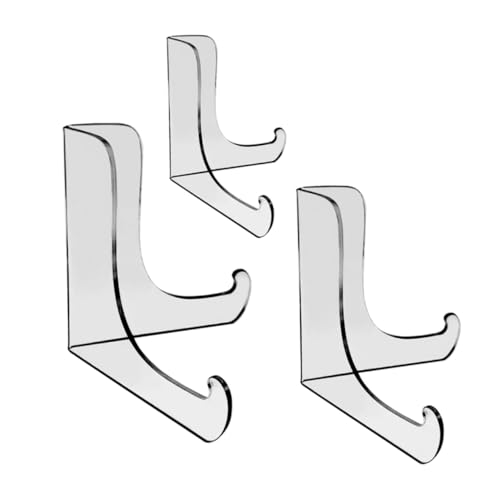 Ipetboom 3 Stück Plattenhalter Klar Stabile Display Ständer für Kleine Teller Bilderhalter und Kunstwerke Vielseitig Einsetzbar für Zuhause Büro Shop und Ausstellungen Ipetboom 3 Stück Plattenhalter Klar Stabile Display Ständer für Kleine Teller Bilderhalter und Kunstwerke Vielseitig Einsetzbar für Zuhause Büro Shop und Ausstellungen von Ipetboom