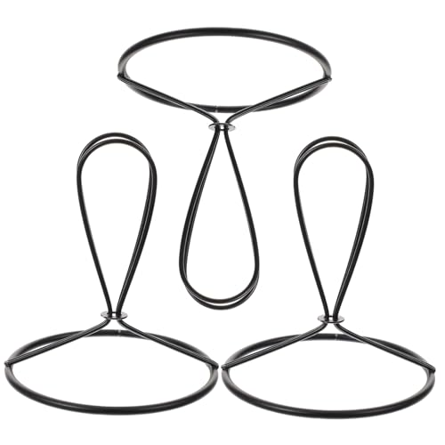 Ipetboom 3 Stück Teiliges Clip Lampenschirm Gestell Runde Lampenfassung Halterung Installieren Kompatibel mit Verschiedenen Lampenzubehör für DIY Beleuchtungsprojekte zu Hause Restaurant von Ipetboom
