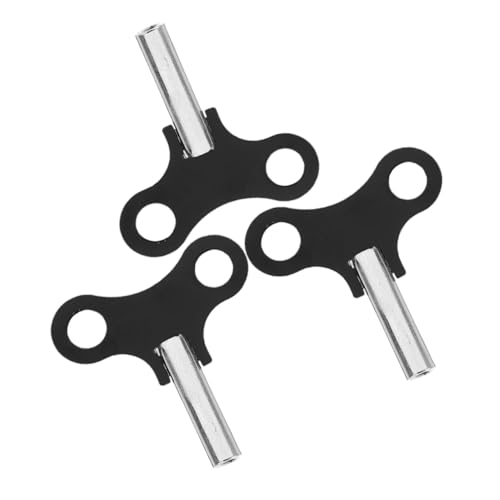 Ipetboom 3 Stück Teiliges Metall uhraufziehschlüssel Mechanische Wanduhren und Standuhren Langlebig Kompakt Batteriefrei Kompatibel mit Vintage uhrwerken Praktisches Reparaturwerkzeug von Ipetboom