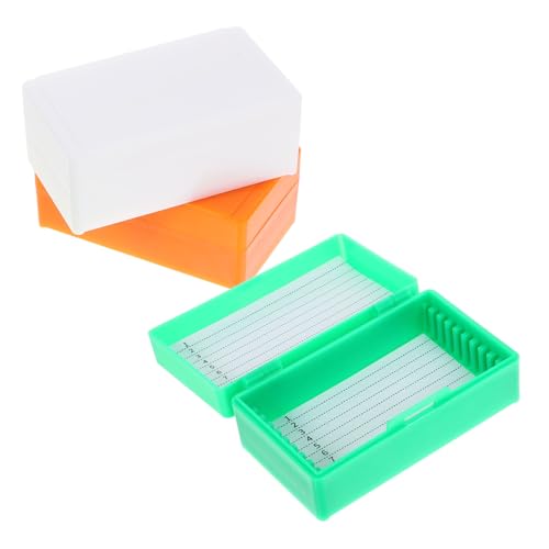 Ipetboom 3 Stück Teiliges Mikroskop-objektträger-aufbewahrungsbox mit Nummerierten Fächern Wiederverwendbar Sicherer Organizer für Labor Schule Analyse Objektträger Kapazität Je Box Ipetboom 3 Stück Teiliges Mikroskop-objektträger-aufbewahrungsbox mit Nummerierten Fächern Wiederverwendbar Sicherer Organizer für Labor Schule Analyse Objektträger Kapazität Je Box von Ipetboom
