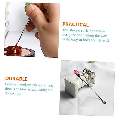 Ipetboom 3 Stück Teiliges Siegelwachs Rührlöffel aus Hitzebeständig Ergonomisch Langer Griff für Wachs Schmelzen und Mischen für Wachssiegel und Wax Melt Warmer Wiederverwendbar Ipetboom 3 Stück Teiliges Siegelwachs Rührlöffel aus Hitzebeständig Ergonomisch Langer Griff für Wachs Schmelzen und Mischen für Wachssiegel und Wax Melt Warmer Wiederverwendbar von Ipetboom