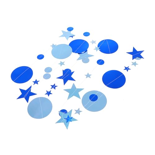 Ipetboom 3 Stück Teiliges Spiegelpapier Stern Girlande Weihnachtsdeko Deep Doppelseitig Glitzer Party Fenster Tür Dekoration Festliche Hängende Ornamente von Ipetboom