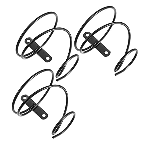 Ipetboom 3 Stück Teiliges Weinregal Wandmontage Spiralförmige Halter für Rotwein Stabiler Weinständer für Zuhause Büro Bar und Restaurant von Ipetboom