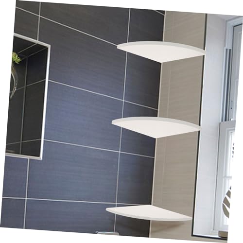 Ipetboom 3 Stück Teiliges Weißes Eckregal aus Robustem Material Fächerförmige Wandablage zur Platzsparenden Aufbewahrung Stilvoller Organizer für Wohnzimmer Küche und Badezimmer Modernes Ipetboom 3 Stück Teiliges Weißes Eckregal aus Robustem Material Fächerförmige Wandablage zur Platzsparenden Aufbewahrung Stilvoller Organizer für Wohnzimmer Küche und Badezimmer Modernes von Ipetboom