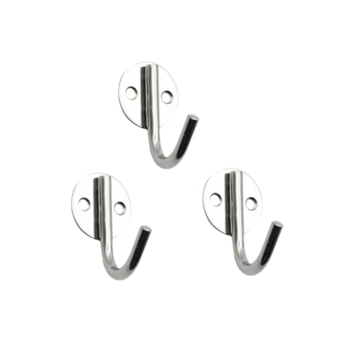 Ipetboom 3 Stücke Teiliges Edelstahl Wandhaken Rundes Design Rostfrei Stabile Befestigung Vielseitig Einsetzbar als Badetuchhaken Schlüsselhalter und Küchenhaken Polierte Oberfläche Ipetboom 3 Stücke Teiliges Edelstahl Wandhaken Rundes Design Rostfrei Stabile Befestigung Vielseitig Einsetzbar als Badetuchhaken Schlüsselhalter und Küchenhaken Polierte Oberfläche von Ipetboom