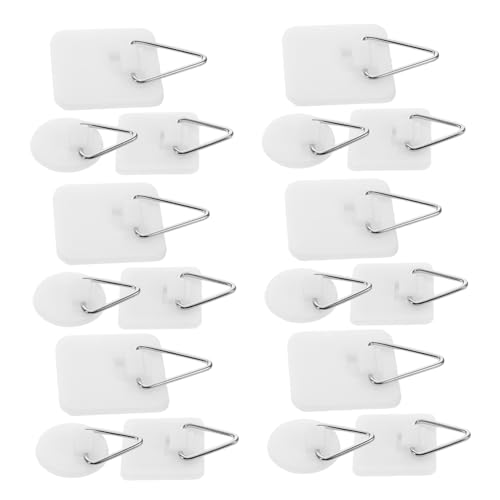 Ipetboom 30 Stück Kreative Minimalistische Klebehaken Selbstklebende Wandhaken für Handtücher Küchenutensilien und Design Einfache Installation Rückstandslos Entfernbar Vielseitige von Ipetboom