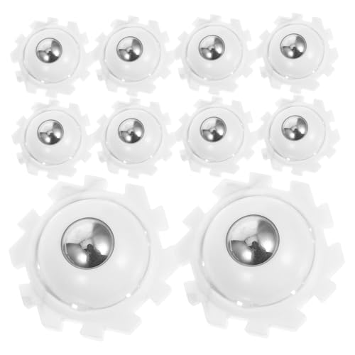 Ipetboom 32 Stück Teiliges Selbstklebende Möbelrollen Drehbare Universalgleitrollen für Möbel Aufbewahrungsboxen mit Stark Haftender Basis Leise und Flexible Transportrollen für Einfache von Ipetboom
