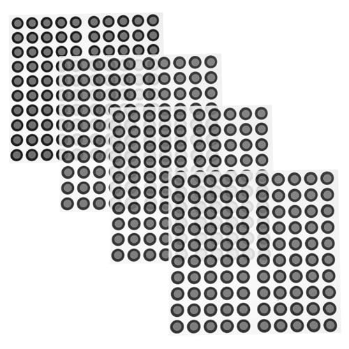 Ipetboom 4 Blatt Scanning Reflektierende Marker Punkte Wiederverwendbare Markierung für Optische Vermessung und Präzises Tracking Kompatibel mit Scanning Systemen von Ipetboom