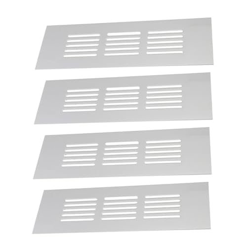 Ipetboom 4 STÜCKE Teiliges Lüftungsgitter aus Verstärktes Rechteckiges Ventilationsgitter für Schrank Schuhschrank Küche und Bad Einfache Montage Verbesserte Luftzirkulation Vielseitig Ipetboom 4 STÜCKE Teiliges Lüftungsgitter aus Verstärktes Rechteckiges Ventilationsgitter für Schrank Schuhschrank Küche und Bad Einfache Montage Verbesserte Luftzirkulation Vielseitig von Ipetboom