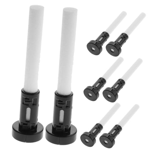 Ipetboom 4 Sätze Luftbefeuchter Baumwollfilter Sticks mit Kunststoffhalter Nachfüll Stäbchen für Luftbefeuchter Langlebige und Zuverlässige Filter für Konstante Vernebelung von Ipetboom
