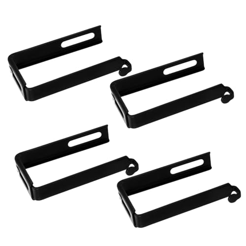 Ipetboom 4 Stück Adjustable Cabinet Door Hooks Haken für Türen Kleiderbügel und Spiegel Schwarz für Büro und Zuhause Ipetboom 4 Stück Adjustable Cabinet Door Hooks Haken für Türen Kleiderbügel und Spiegel Schwarz für Büro und Zuhause von Ipetboom