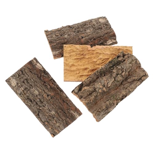 Ipetboom 4stücke Terrarium Rinde Hintergrund Lebendige Aquarium Dekoration Für Reptilien Naturgetreue Korkrinde Für Terrarien Und Aquarien Für Reptilien Und Aquariengestaltungen von Ipetboom