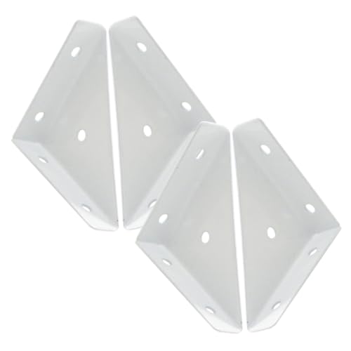 Ipetboom 4 Stück Dreieckige Eckwinkel aus Robustem Eisen Weiß Mittlere Langlebige Möbel eckverstärkung für Holzregale Betten Schränke Einfache Montage Vielseitig für Wohn Arbeitsbereiche Ipetboom 4 Stück Dreieckige Eckwinkel aus Robustem Eisen Weiß Mittlere Langlebige Möbel eckverstärkung für Holzregale Betten Schränke Einfache Montage Vielseitig für Wohn Arbeitsbereiche von Ipetboom