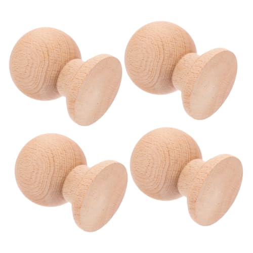 Ipetboom 4 Stück Holz Dekorative Unbehandelte Massivholz Finials Romanisches Design für DIY Möbelverzierungen Vorlackiert Feine Handwerkskunst Ipetboom 4 Stück Holz Dekorative Unbehandelte Massivholz Finials Romanisches Design für DIY Möbelverzierungen Vorlackiert Feine Handwerkskunst von Ipetboom
