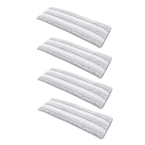 Ipetboom 4 Stück Mikrofaser Wischmopp Ersatzpads mit Streifen Selbstklebend Wiederverwendbar Starke Borsten für und Trockenreinigung Fliesen Holz und Hartböden Ipetboom 4 Stück Mikrofaser Wischmopp Ersatzpads mit Streifen Selbstklebend Wiederverwendbar Starke Borsten für und Trockenreinigung Fliesen Holz und Hartböden von Ipetboom