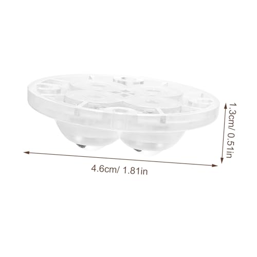 Ipetboom 4 Stück Mini Swivel Caster Wheels Kleine Geräuscharme mit Klebefläche Leise Drehbare Möbelrollen für Mülltonnen Aufbewahrungs Verpackungsboxen Kratzfest Vielseitig Einsetzbar von Ipetboom