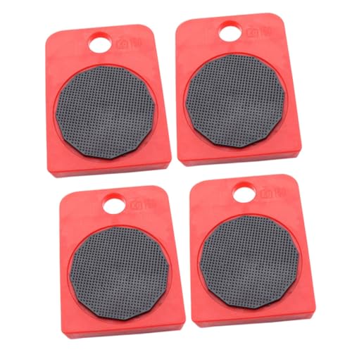 Ipetboom 4 Stück Möbelgleiter mit Schwerlastrollen rutschfeste Möbelheber für Harte Böden Vielseitige Transportrollen für Betten Kühlschränke und Schwere Möbel Einfaches Verschieben ohne von Ipetboom