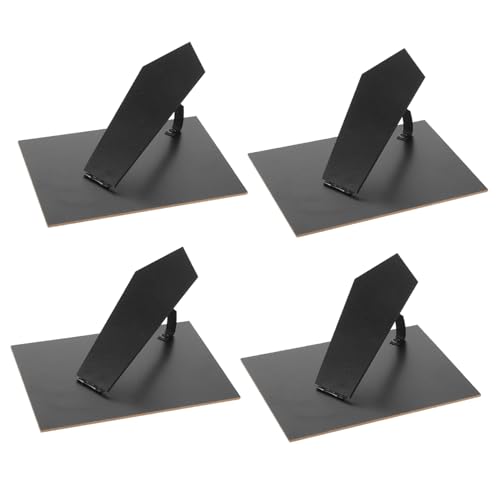 Ipetboom 4 Stück Schwarze Foto Ständer mit Easel Rückseite DIY Rückwand für Tisch Display Flexibel Geeignet für Vertikale und Horizontale und Modern Ipetboom 4 Stück Schwarze Foto Ständer mit Easel Rückseite DIY Rückwand für Tisch Display Flexibel Geeignet für Vertikale und Horizontale und Modern von Ipetboom