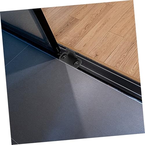 Ipetboom 4 Stück Teiliges Bodenführung für Schiebetüren Führungsschiene aus Robustem Material Geeignet für Scheunentüren Kleiderschrank Schiebetüren Wandmontiert Vielseitig Einsetzbar von Ipetboom